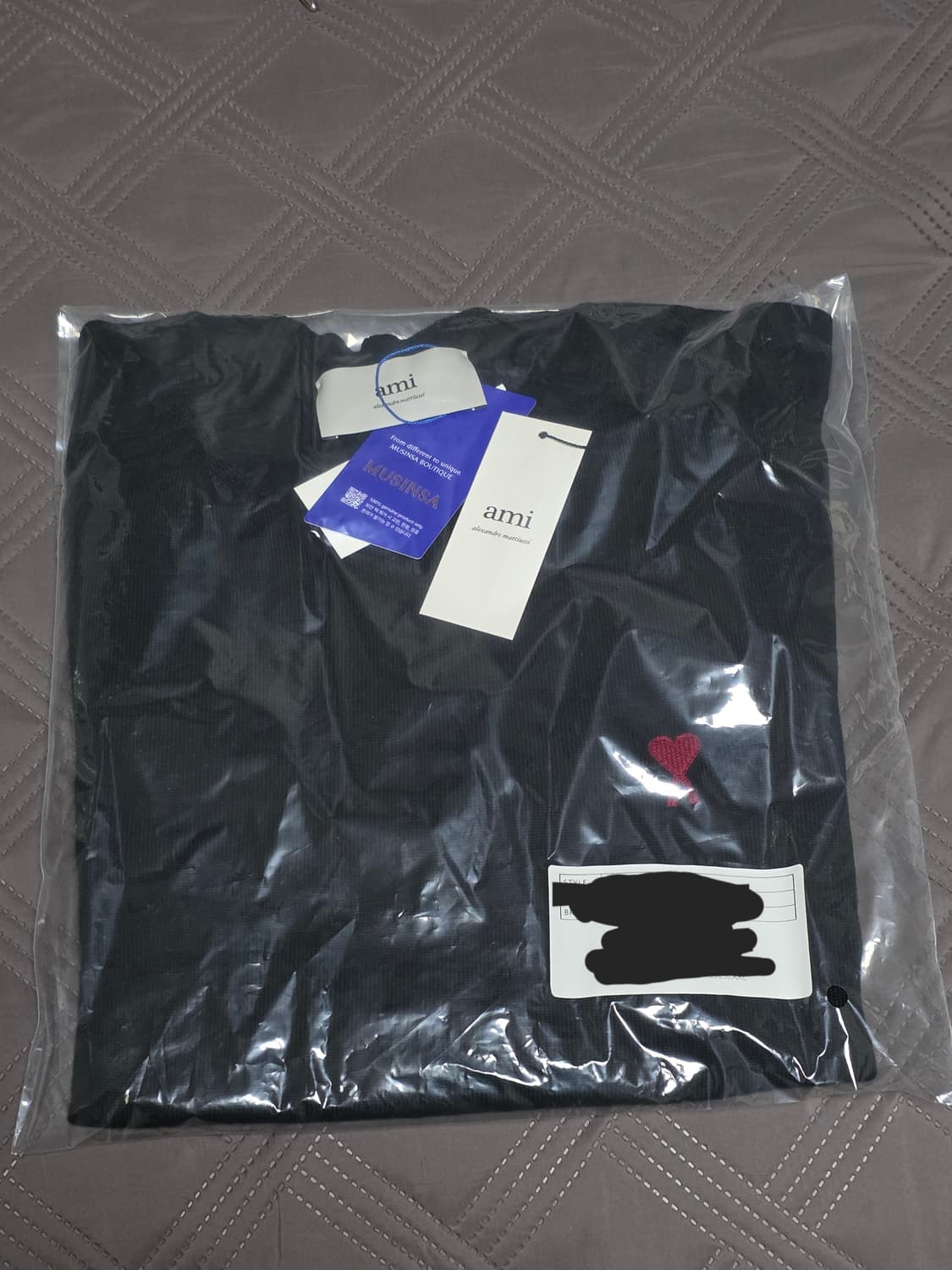 [XXL] 아미 하트로고 니트 새상품 상품이미지1