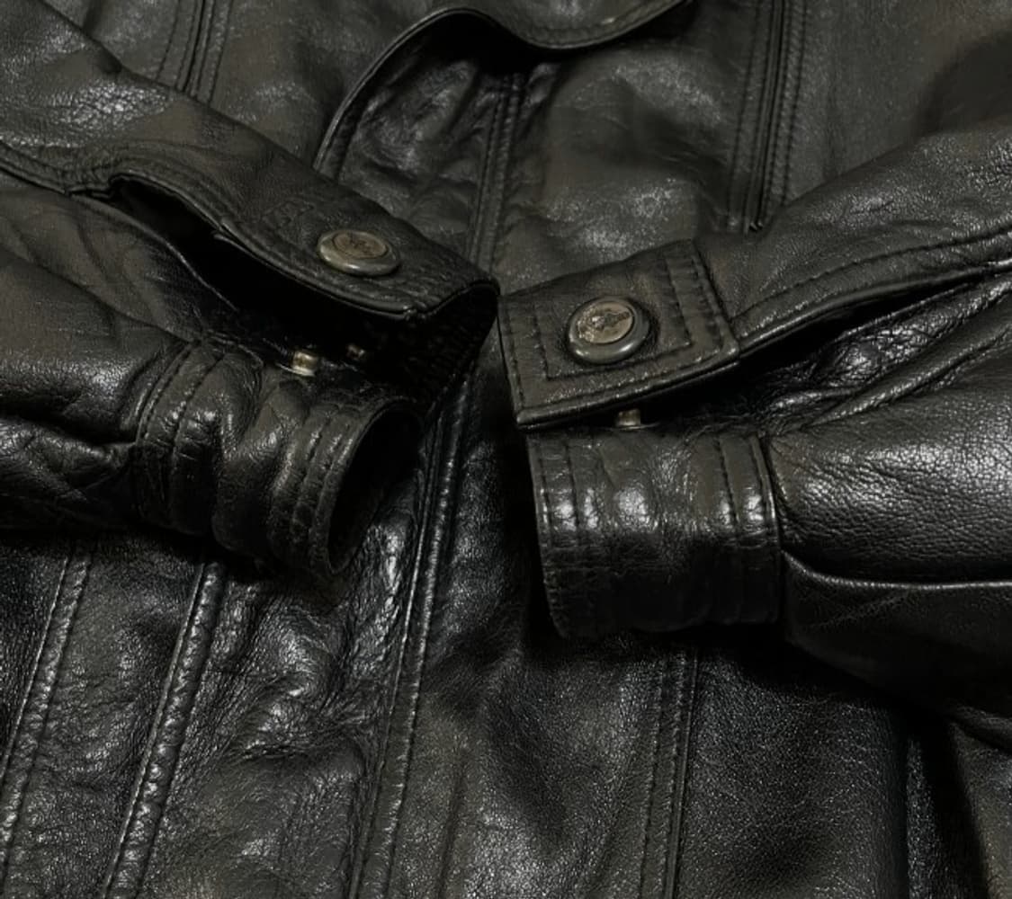 아르마니 레더 자켓 95/M 상품이미지3