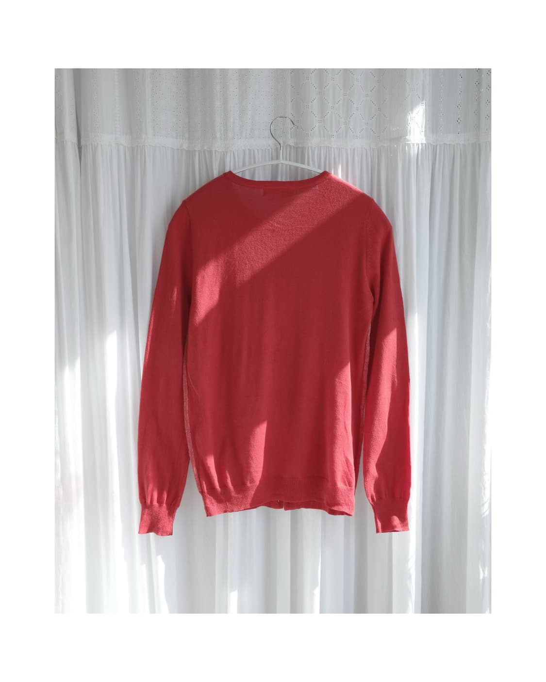 Ne net red imozi cargigan  상품이미지2