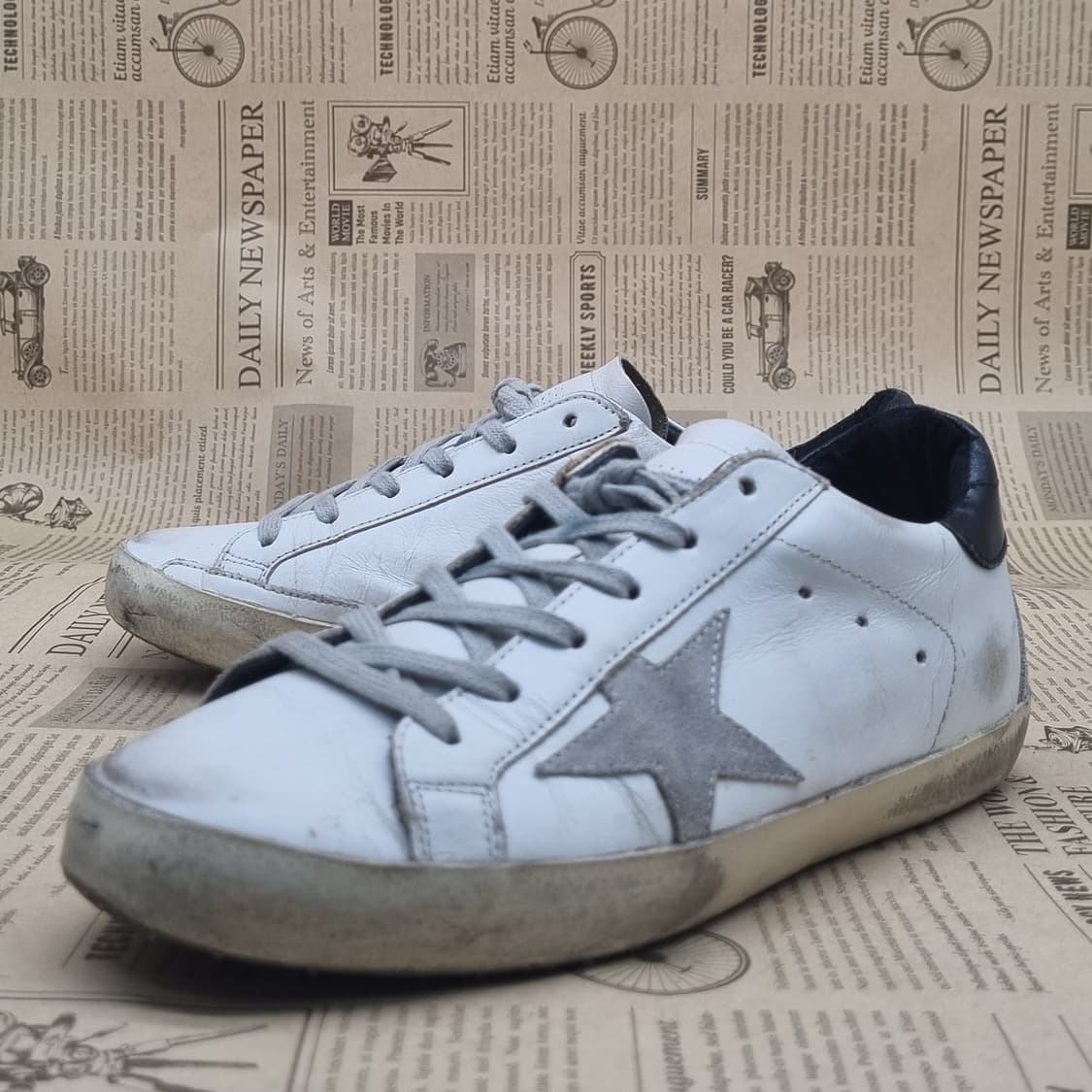 골든구스 슈퍼스타 블랙탭 스니커즈 37 240 상품이미지1