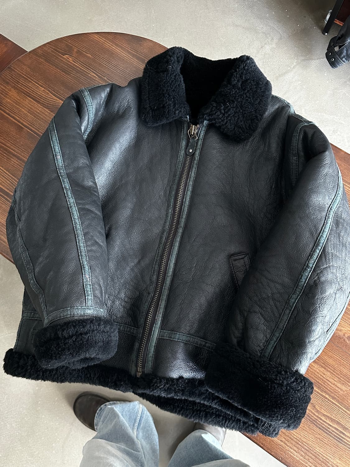 Type B-3 us army 폭격기 플라이트 무스탕 자켓 상품이미지4