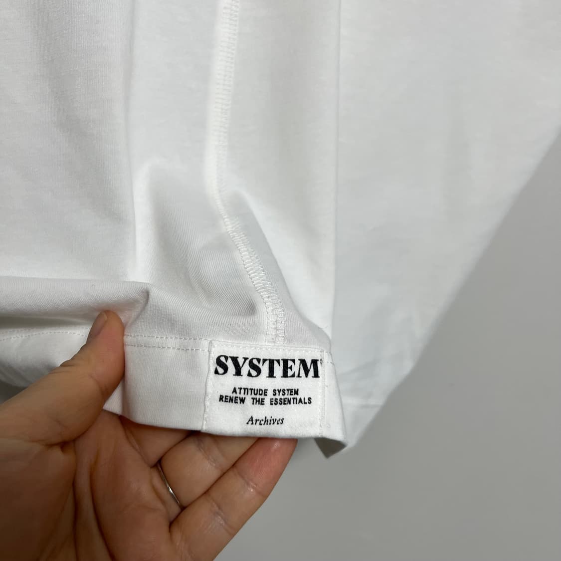 시스템 한섬 반팔티셔츠 90 상품이미지6