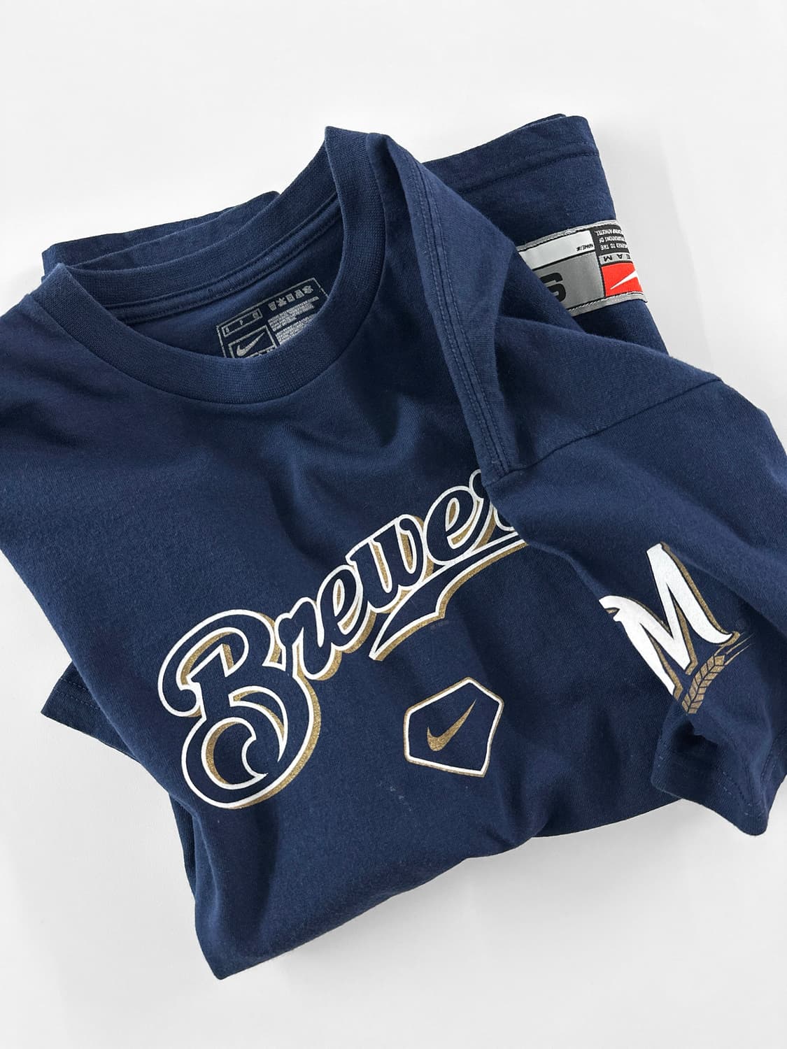 빈티지 나이키 MLB 밀워키 브루어스 티셔츠 상품이미지1