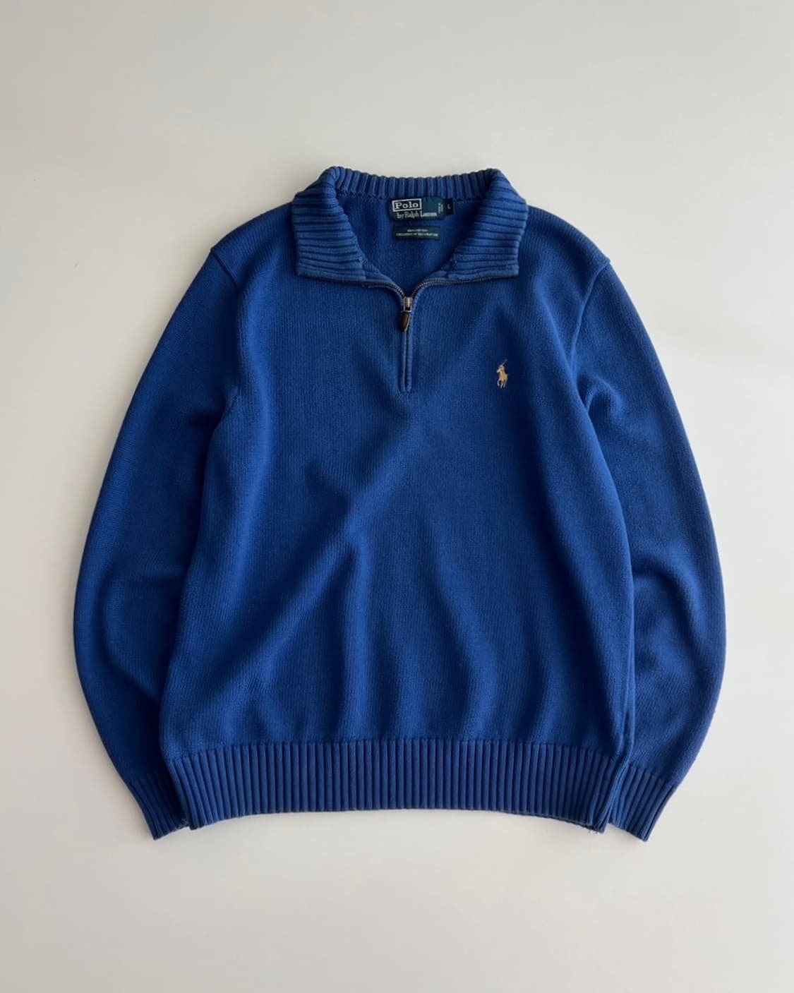 폴로 랄프로렌 반집업 니트 L 상품이미지1