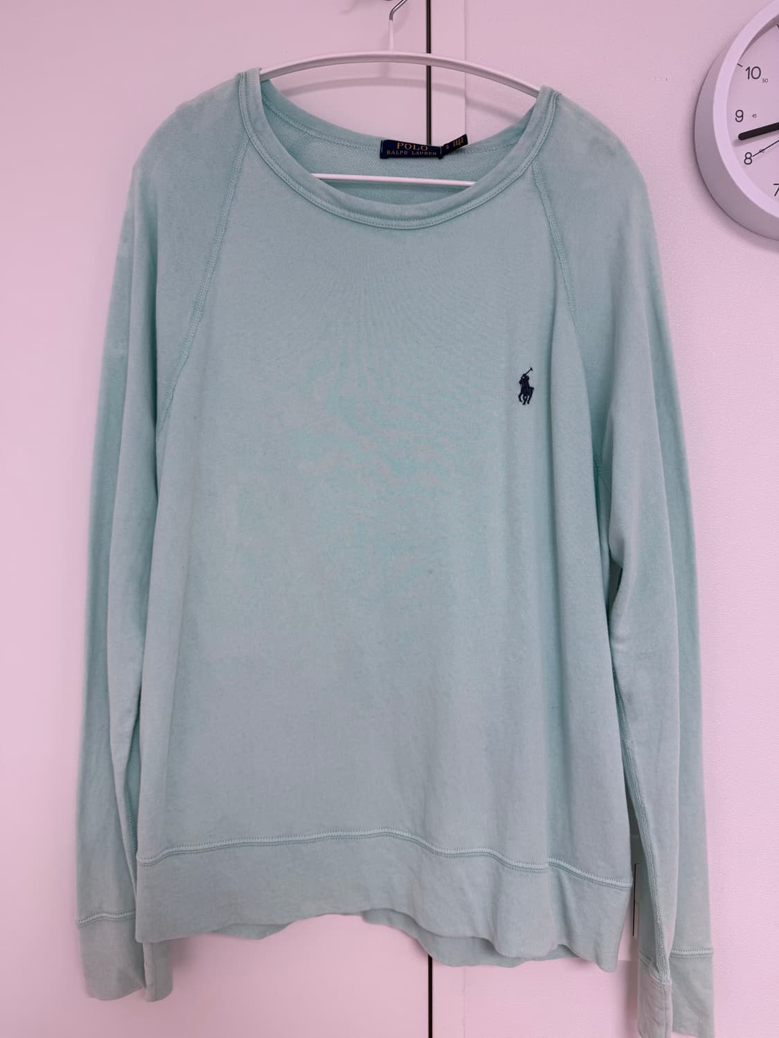 폴로 민트 슬리브 맨투맨 상품이미지1