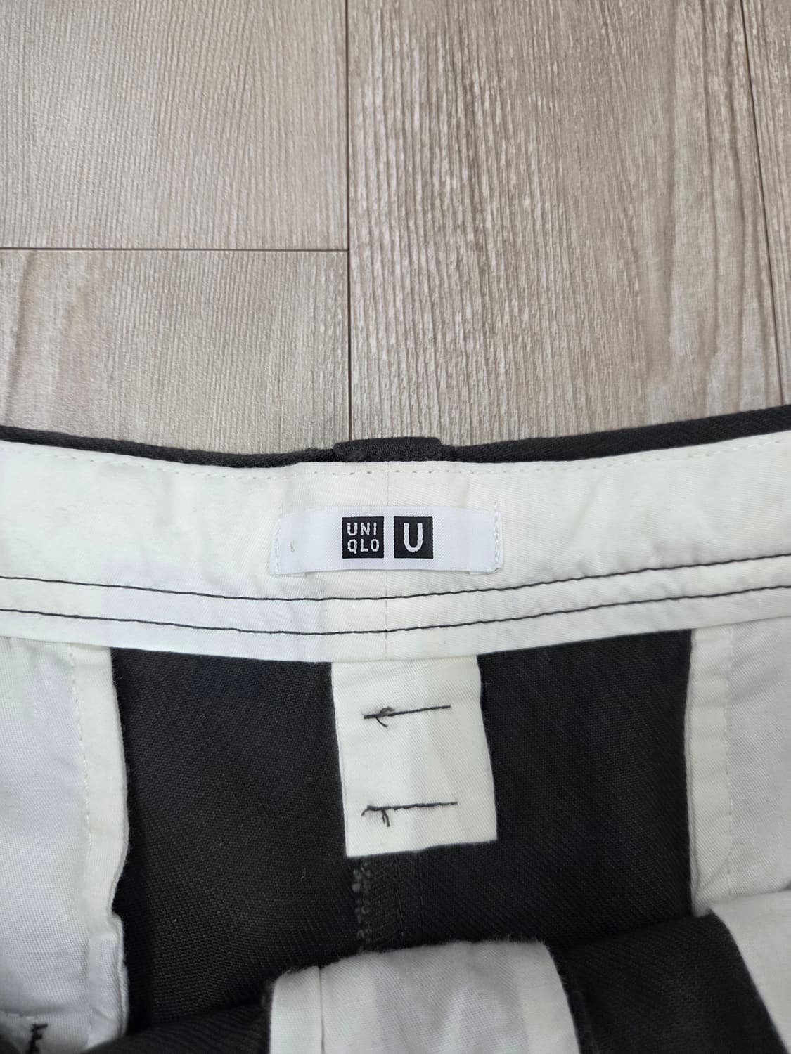 (새상품)유니클로U 와이드 치노 팬츠 08그레이 82(32) 480755 상품이미지3