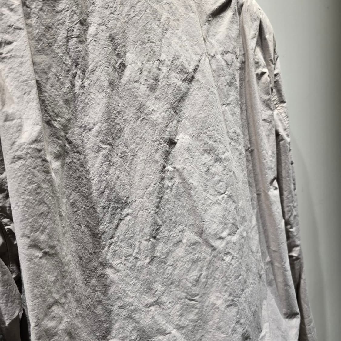 [중고/정품] 스톤 아일랜드 나슬란 라이트 오버셔츠 도브 그레이 L 상품이미지5