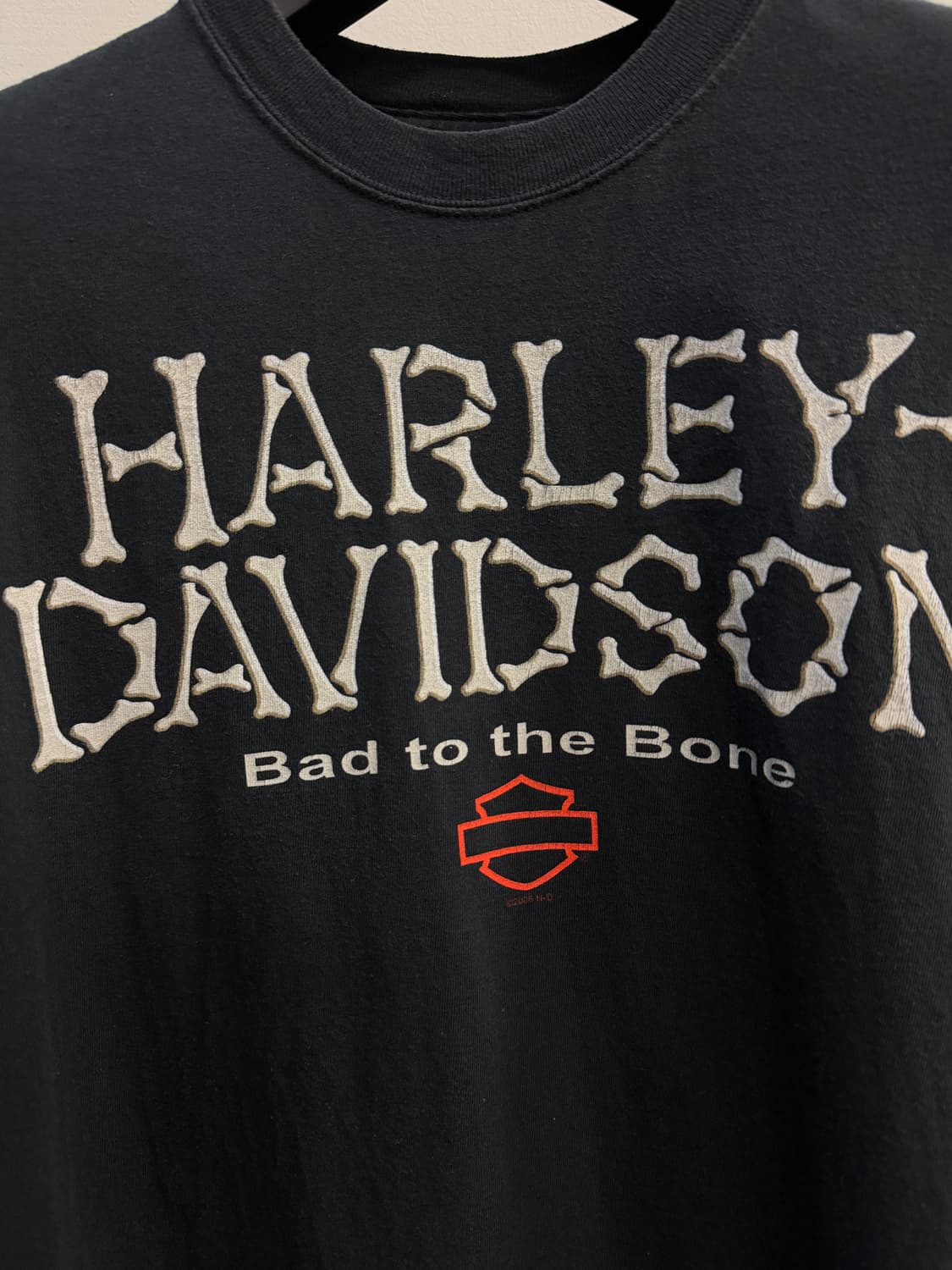 빈티지 할리데이비슨 Bad to the Bone 티셔츠 L 상품이미지3