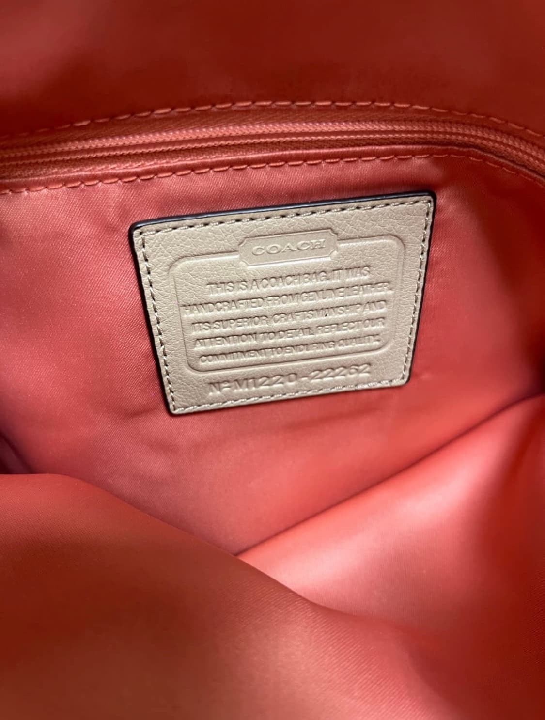Coach beige pink shoulder bag 상품이미지6