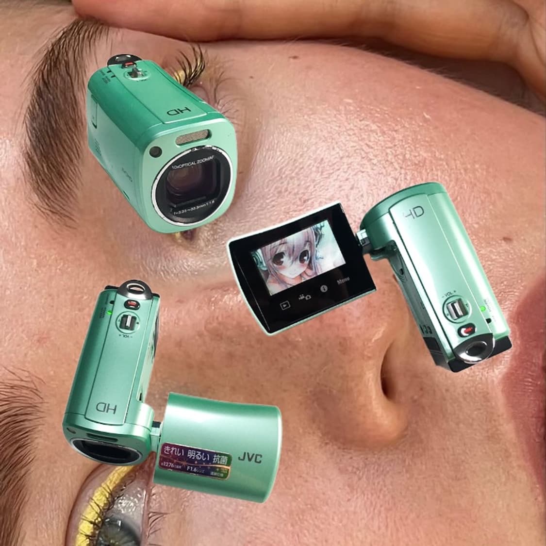 [희소템] JVC Everio GZ-N1 베이비캠 민트 빈티지캠코더 상품이미지1