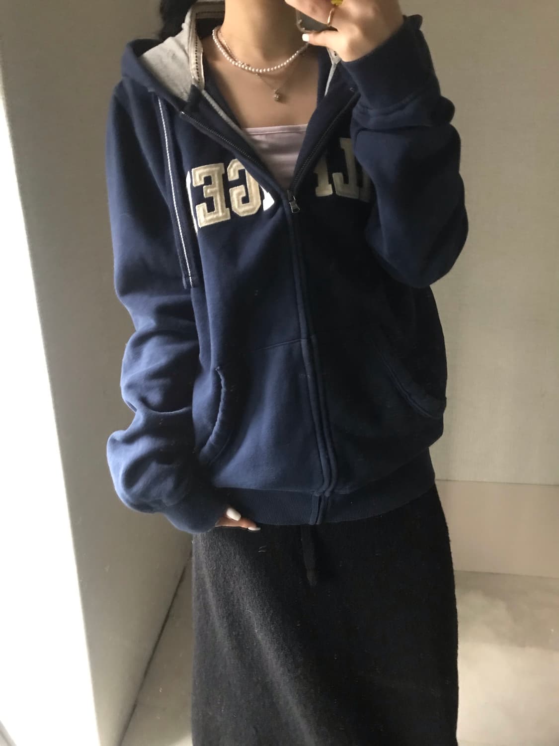 타미힐피거 네이비 후드집업 상품이미지5