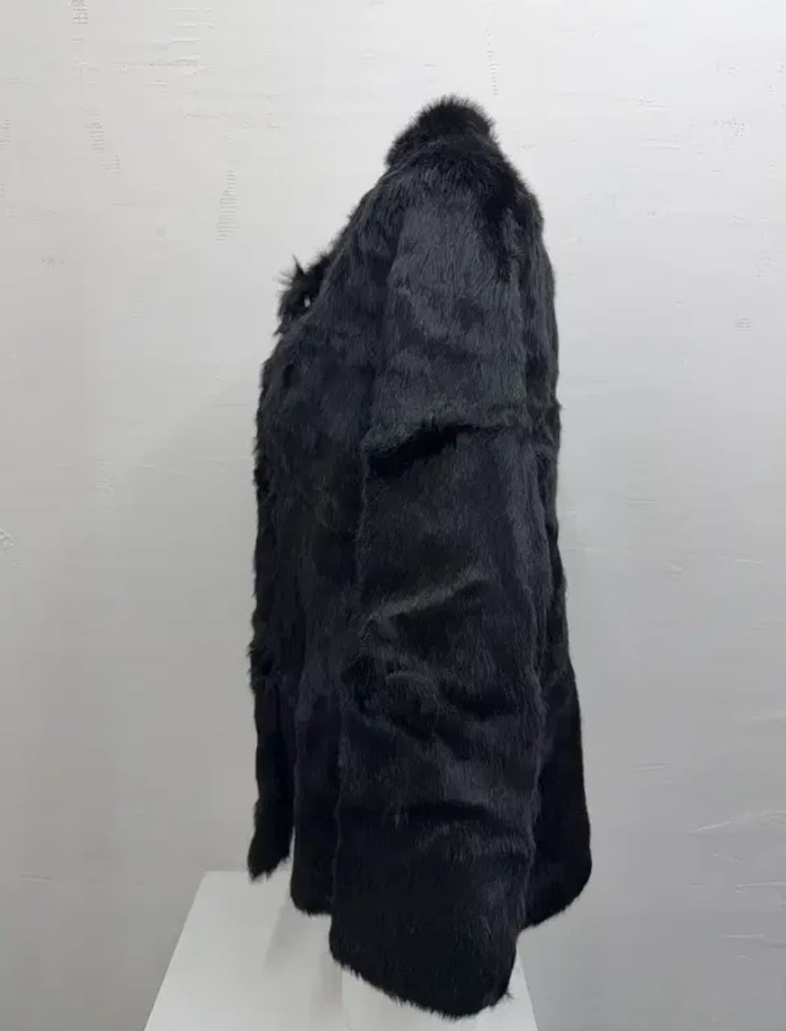 빈티지 블랙 샤기 퍼자켓 상품이미지2