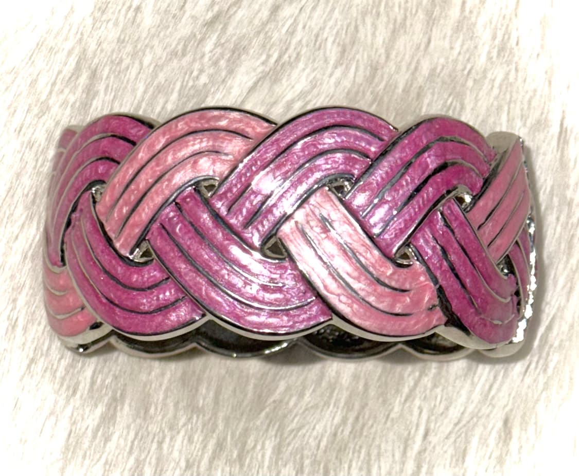 헤이세이 y2k 갸루 핑크 체인 뱅글 팔찌 상품이미지1