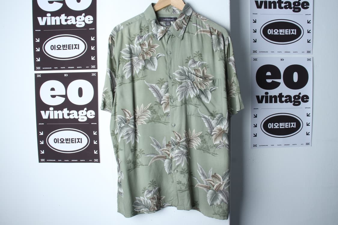 (L-2XL) 크로프트앤바로우 반팔셔츠 남방 USA 하와이안-H33354 상품이미지2