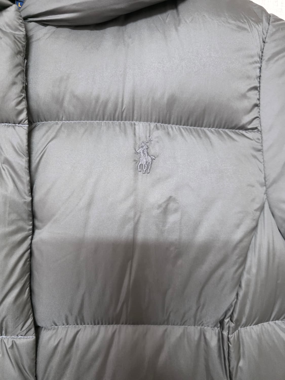 유아용 폴로 랄프로렌 후드 덕다운  롱패딩 그레이 12-14세 상품이미지2