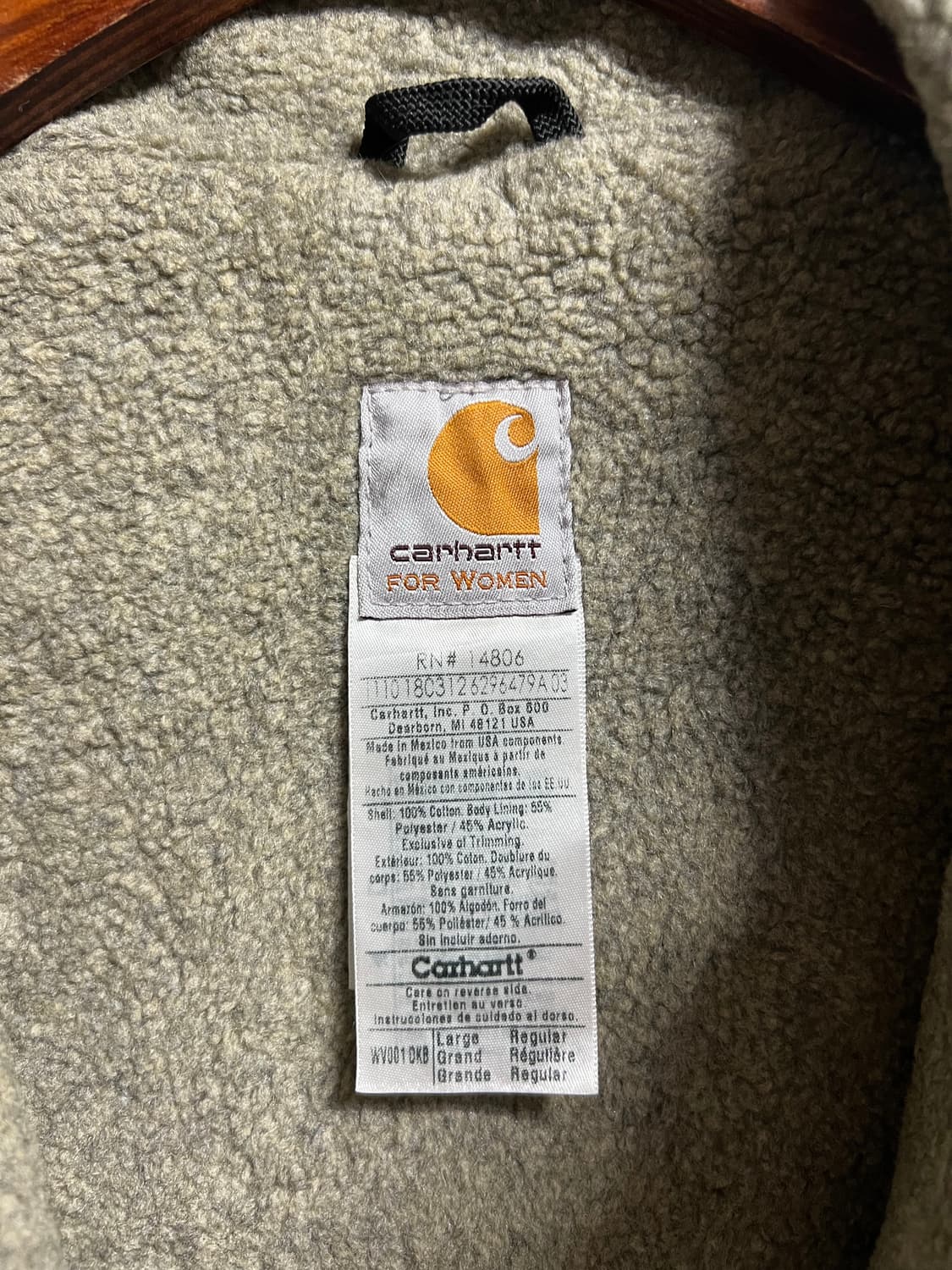 칼하트 셰르파 다크브라운 베스트 상품이미지5