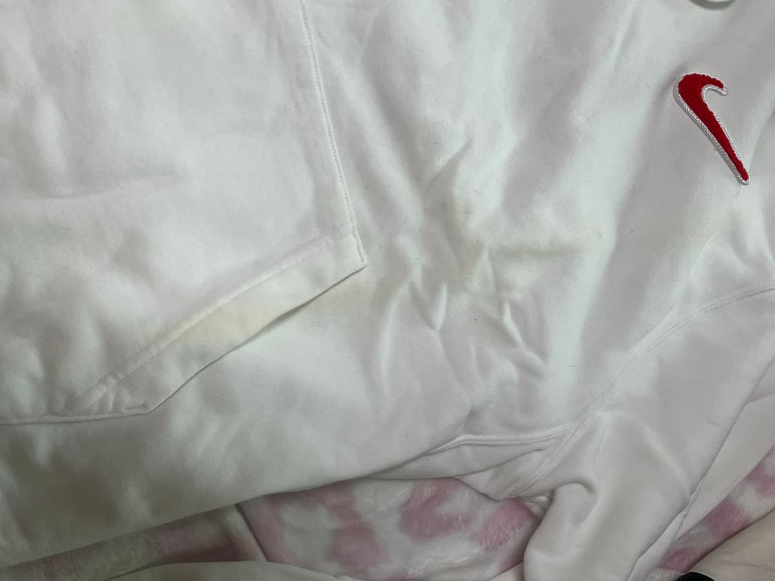 나이키 화이트 후드티 상품이미지2