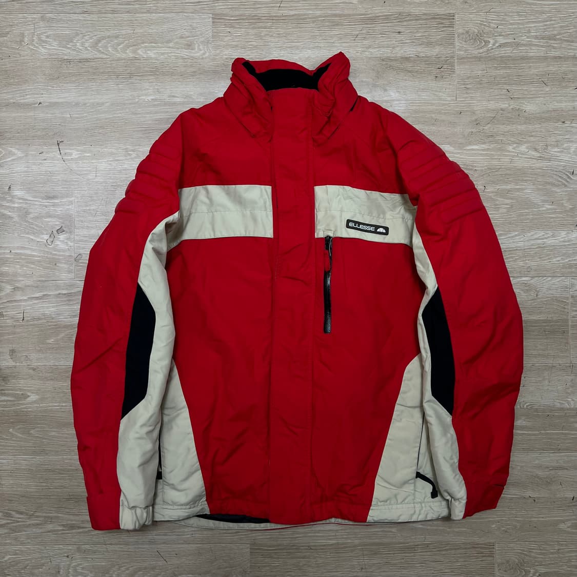 엘레쎄 배색 스키복 보드복 스키점퍼 [레드] L/100 상품이미지1