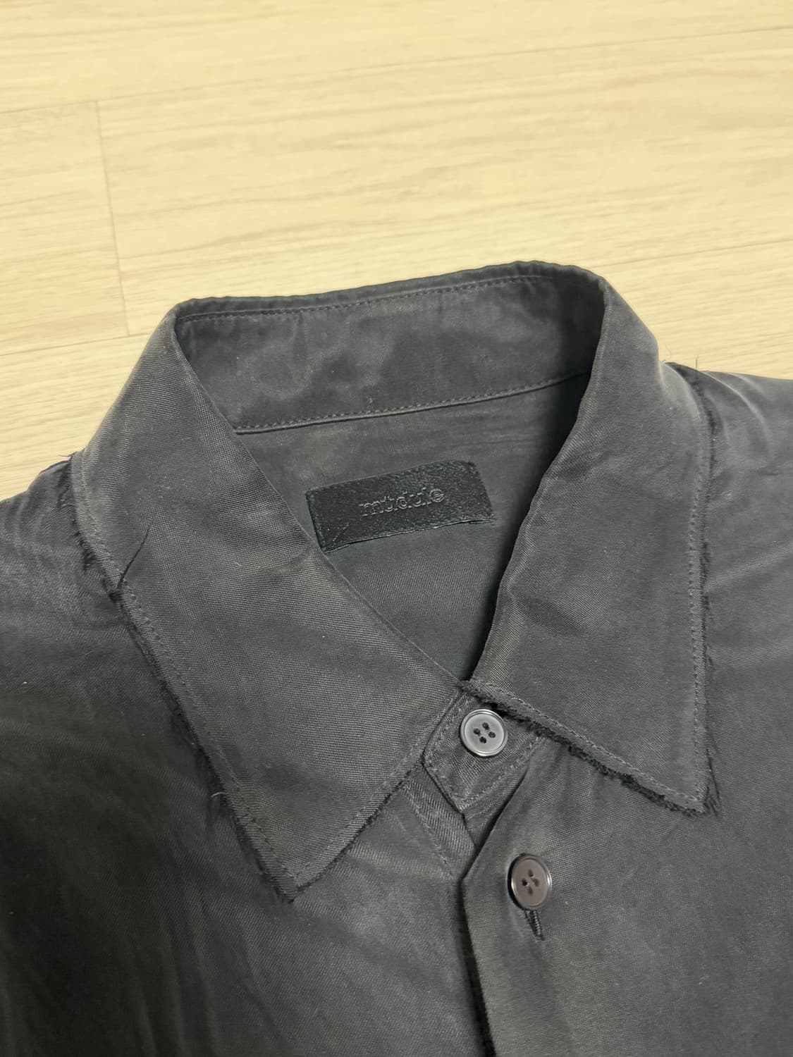 Mudule 머듈 큐프라셔츠 블랙 2 상품이미지2