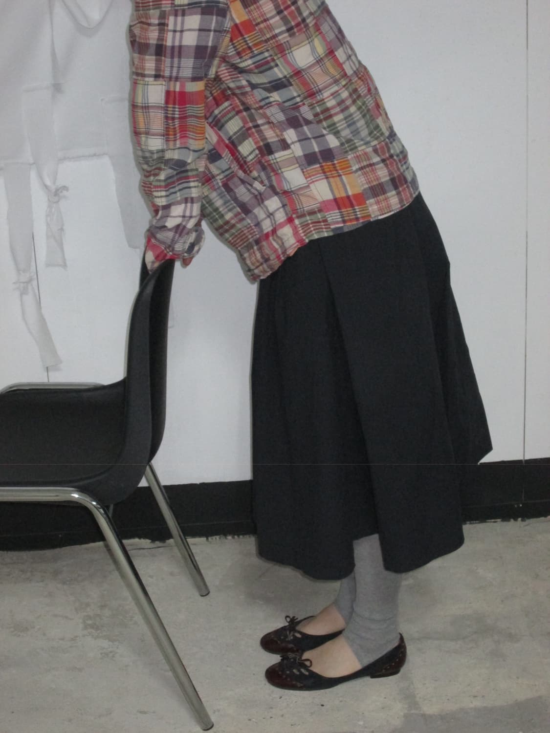 Vintage Pleated Waist Skirt 상품이미지7