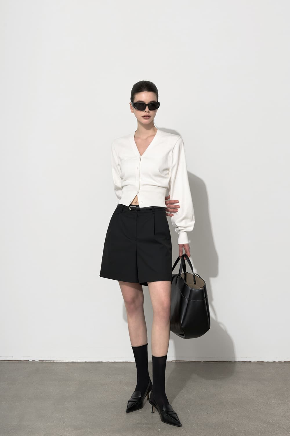 문트 캐시미어 브이넥 가디건 상품이미지2