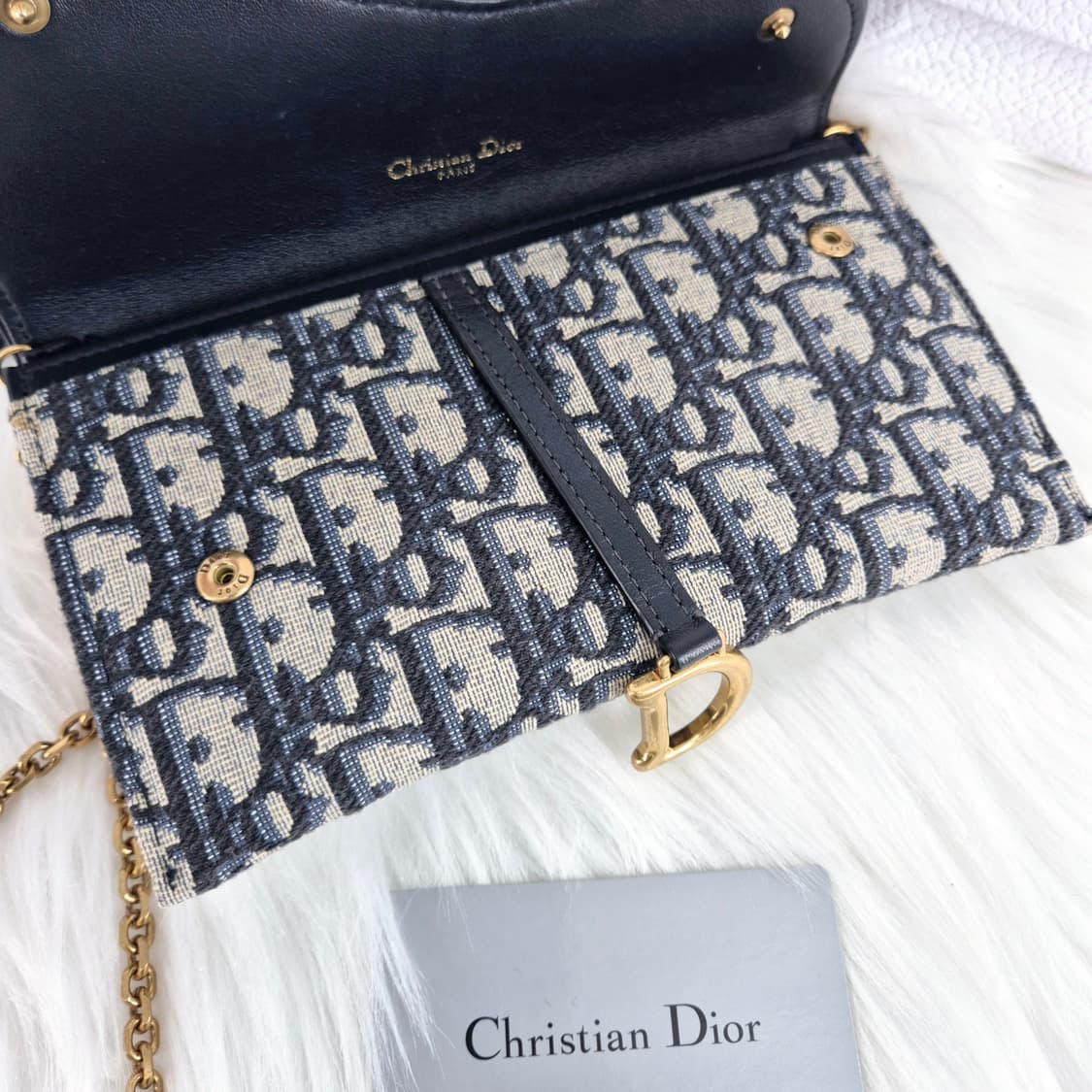 디올 오블리크 WOC 체인 크로스백 (S5614CTZQ) 상품이미지5