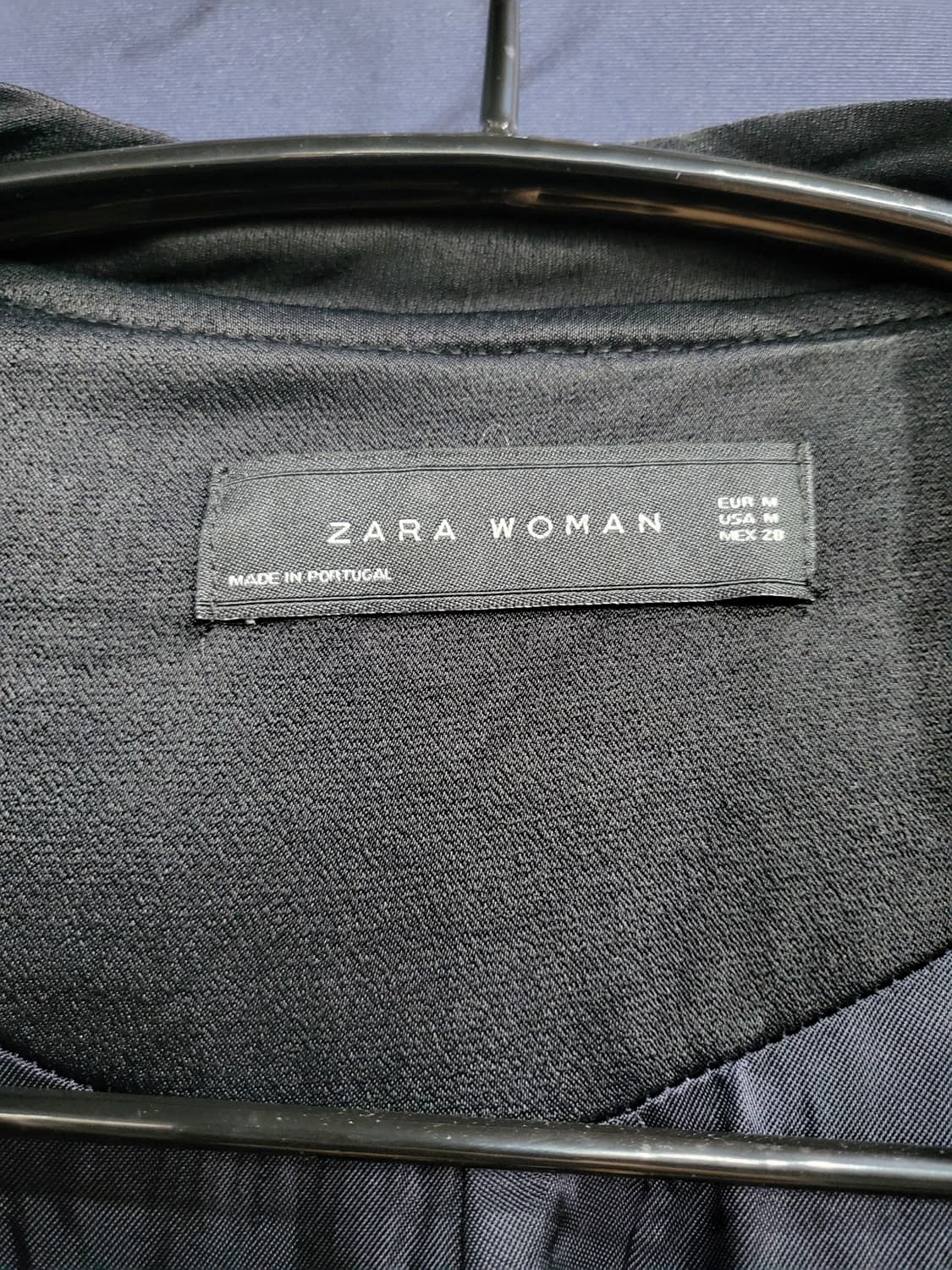 자라 새틴 봄버 스카쟌 자수자켓 상품이미지7