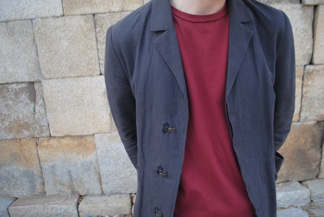 kazuyuki kumagai 린넨 재팬 자켓 상품이미지4