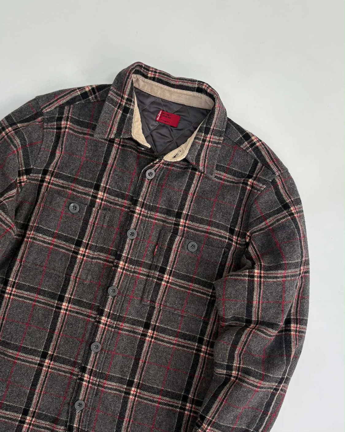 [100] 리바이스 울 체크 퀄팅 셔츠 자켓 상품이미지5