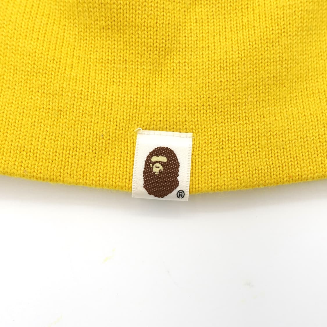 BAPE  베이프 모노그램 옐로우 에이프 비니 상품이미지6