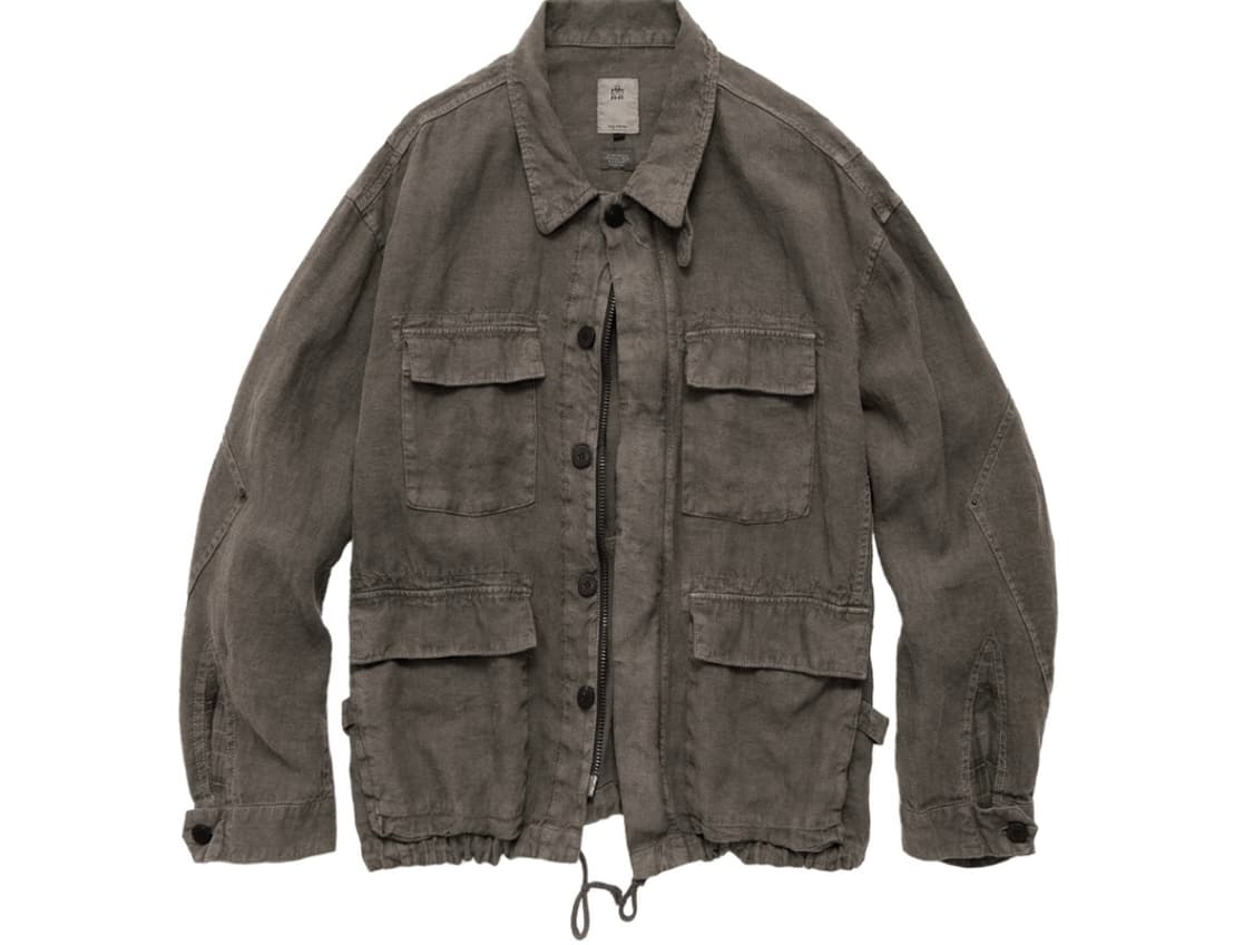 4) 폴리테루 린넨 필드 자켓 베이지 상품이미지1