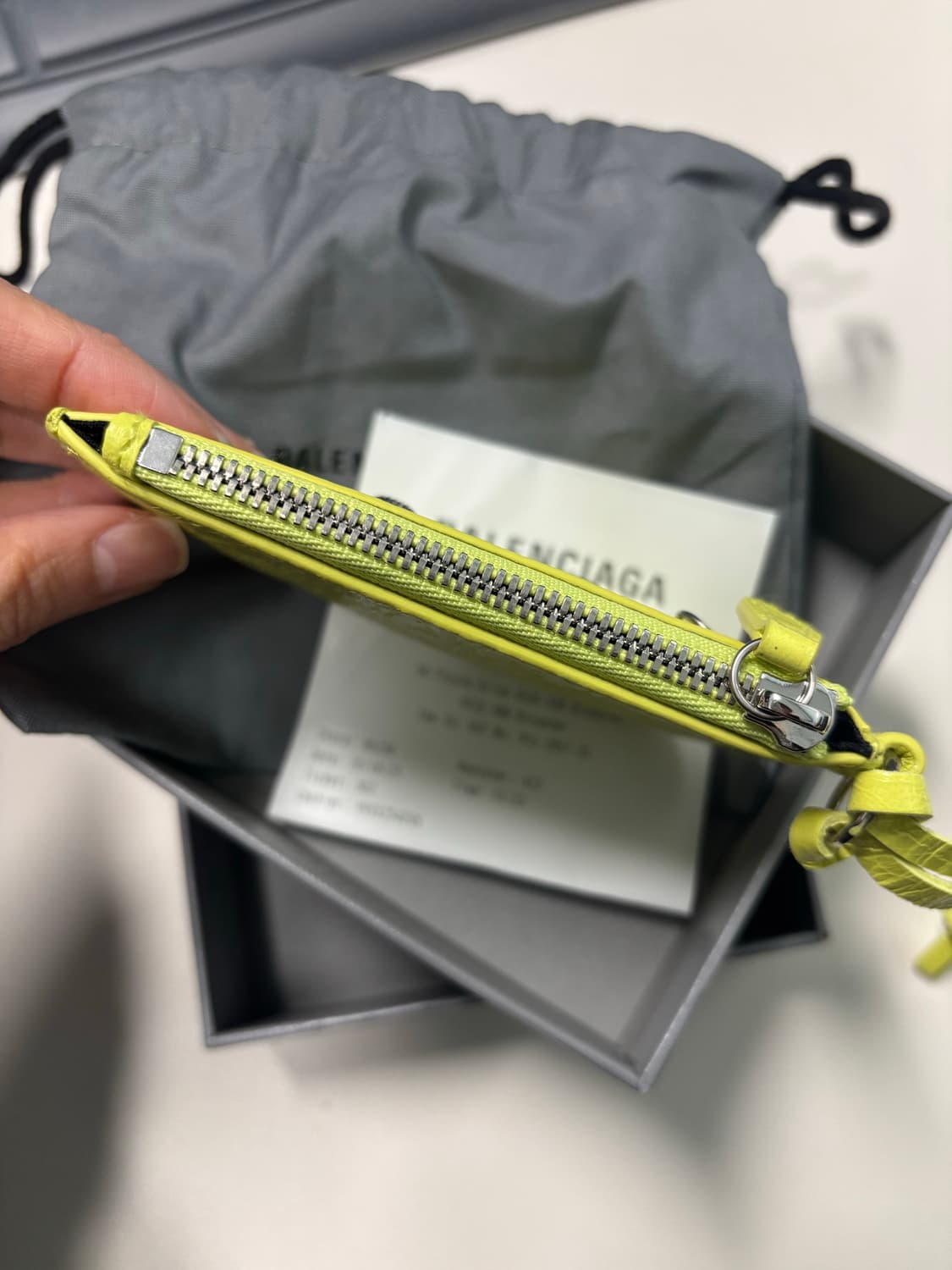 (새상품) 발렌시아가 르카골 램스킨 카드지갑 발렌시아가카드지갑 상품이미지5