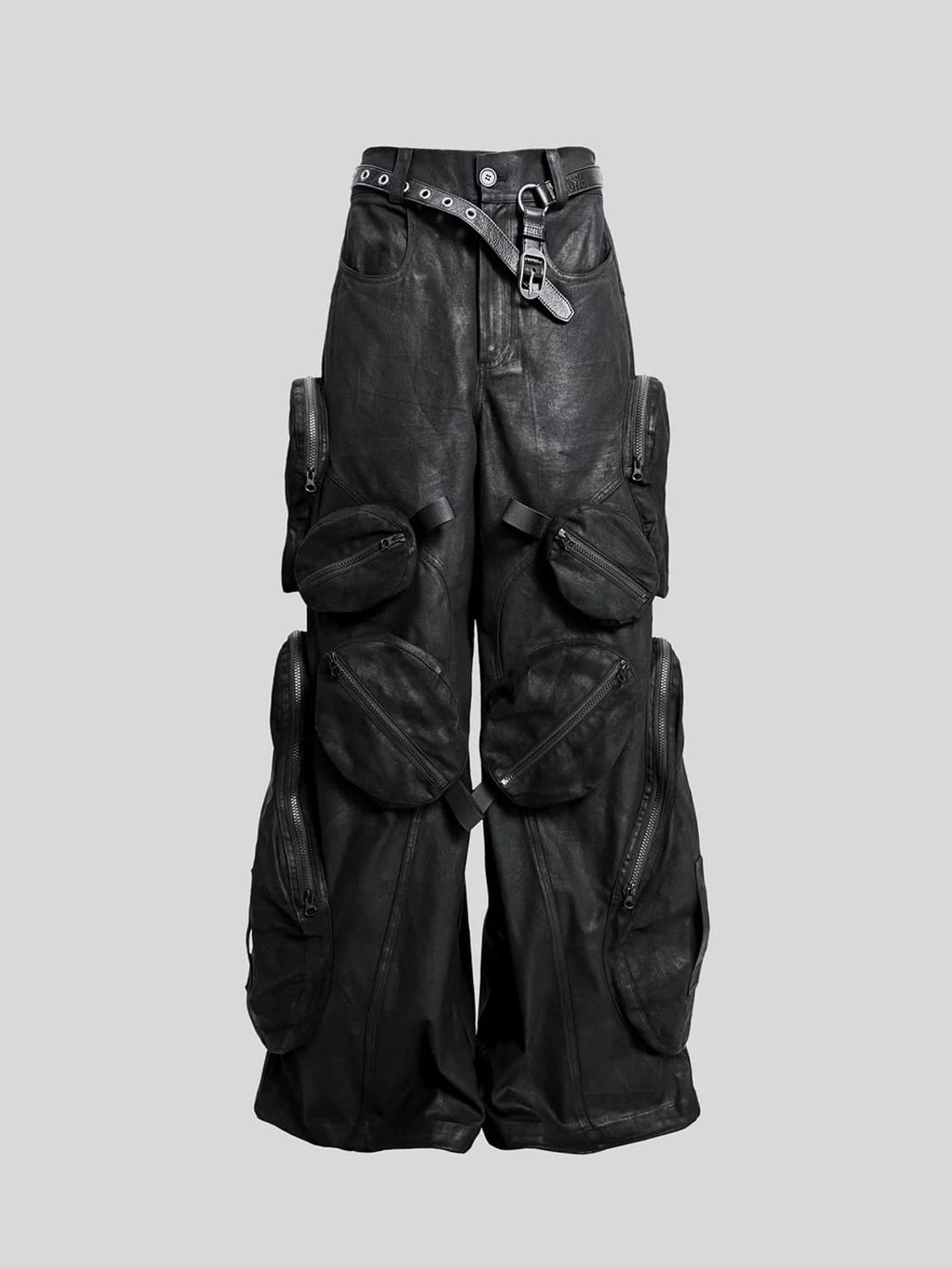 Vaguardia Dark Waxed Loose Utility Pants 상품이미지1