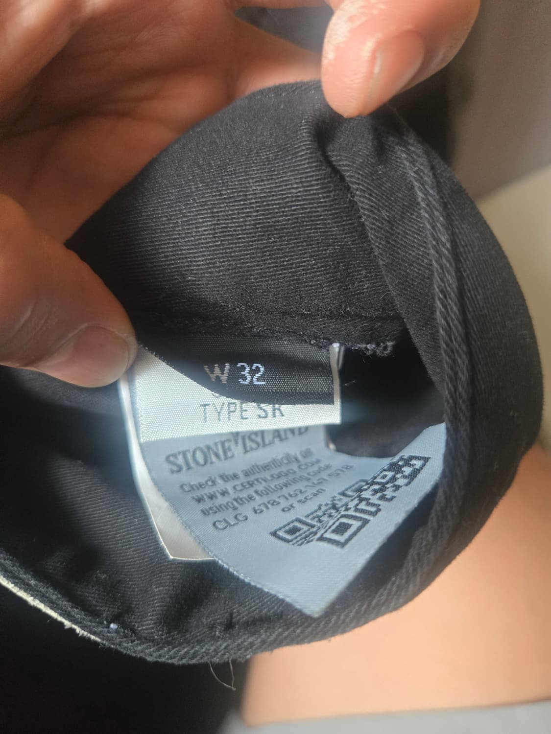 스톤 아일랜드 고스트 피스 팬츠 32 상품이미지3