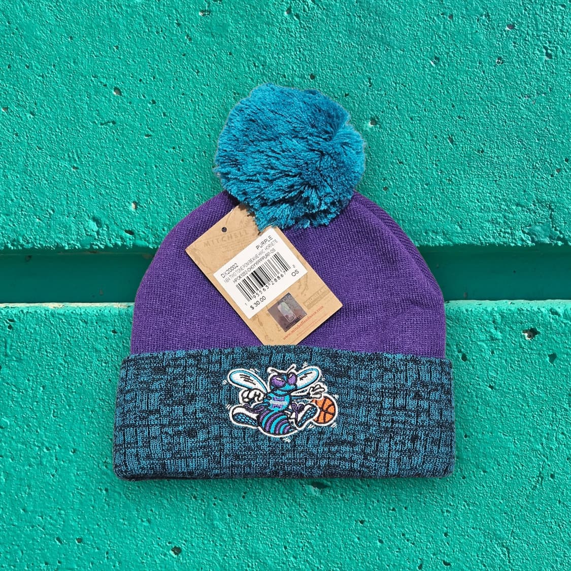 미첼앤네스 샬럿 호네츠 방울비니 상품이미지2