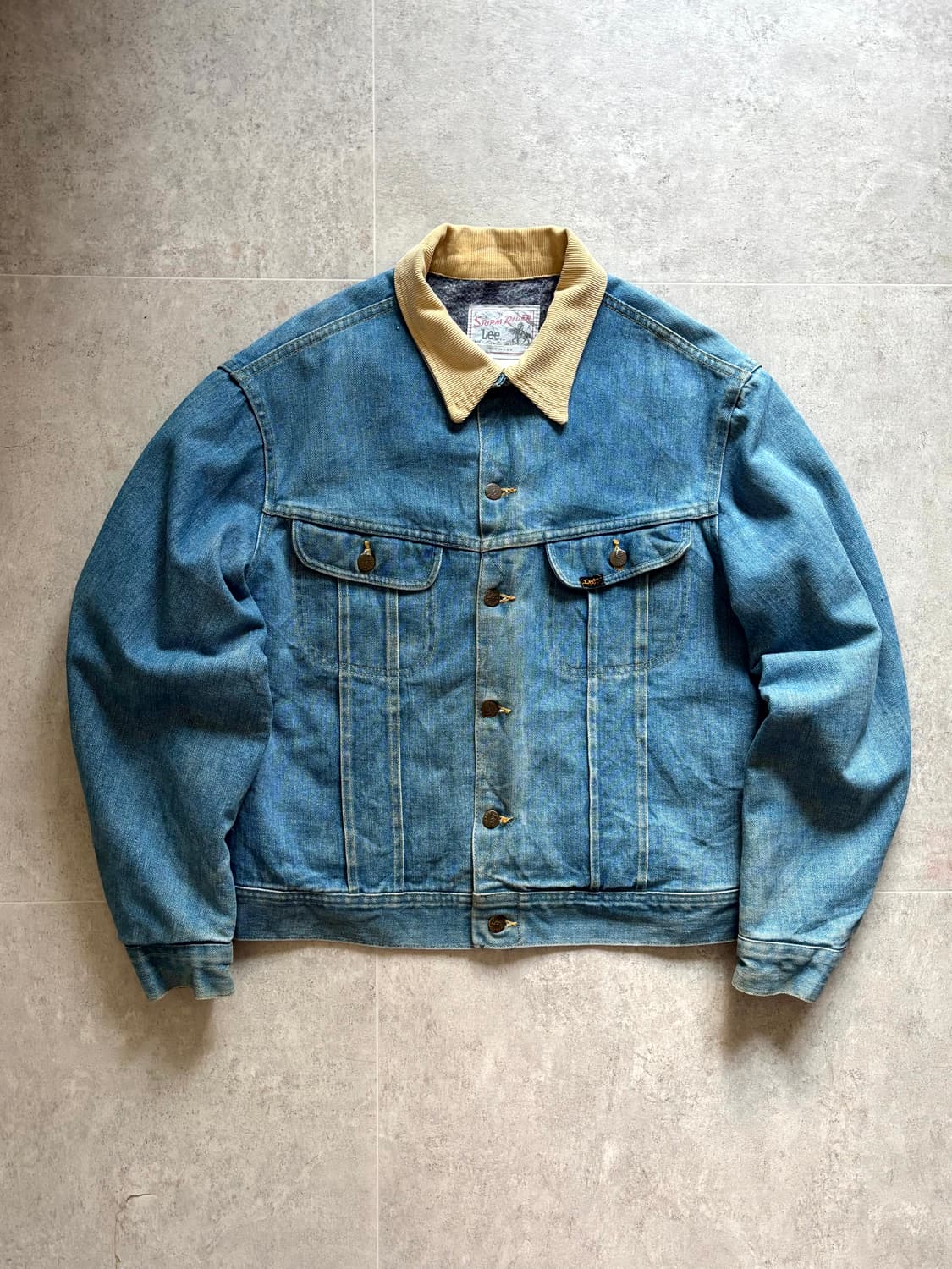 70's Lee 101LJ 스톰라이더 데님 트러커 자켓 105 상품이미지1