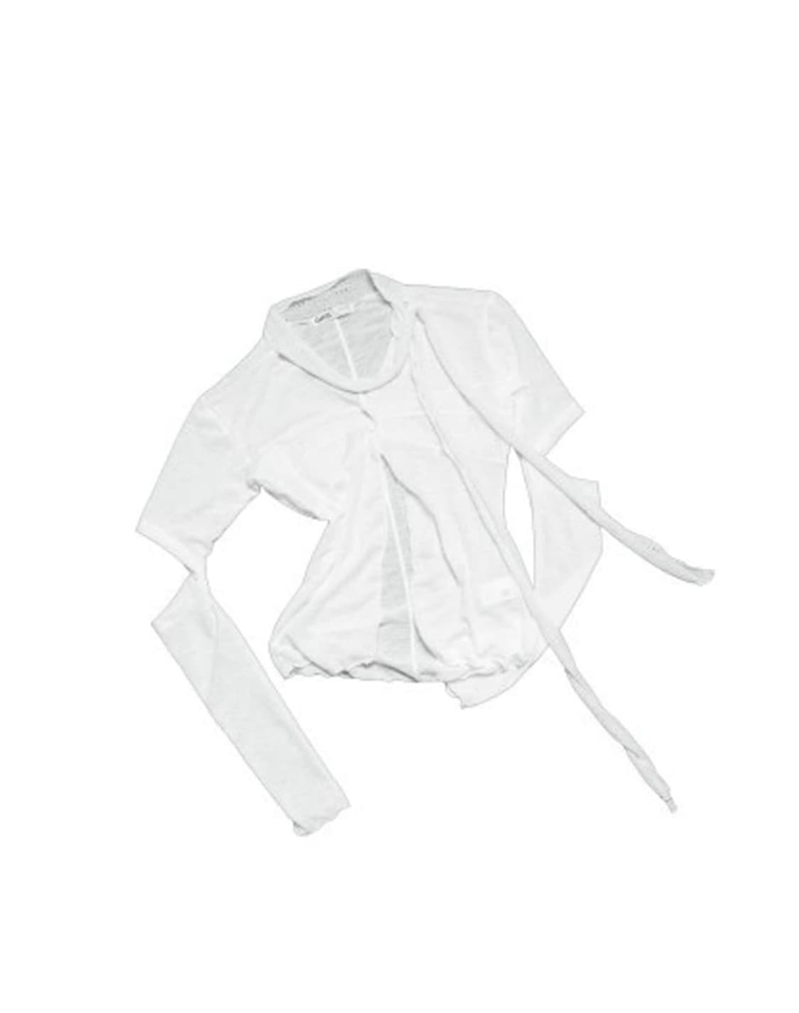 오호스 컷아웃 머플러 가디건 상품이미지1