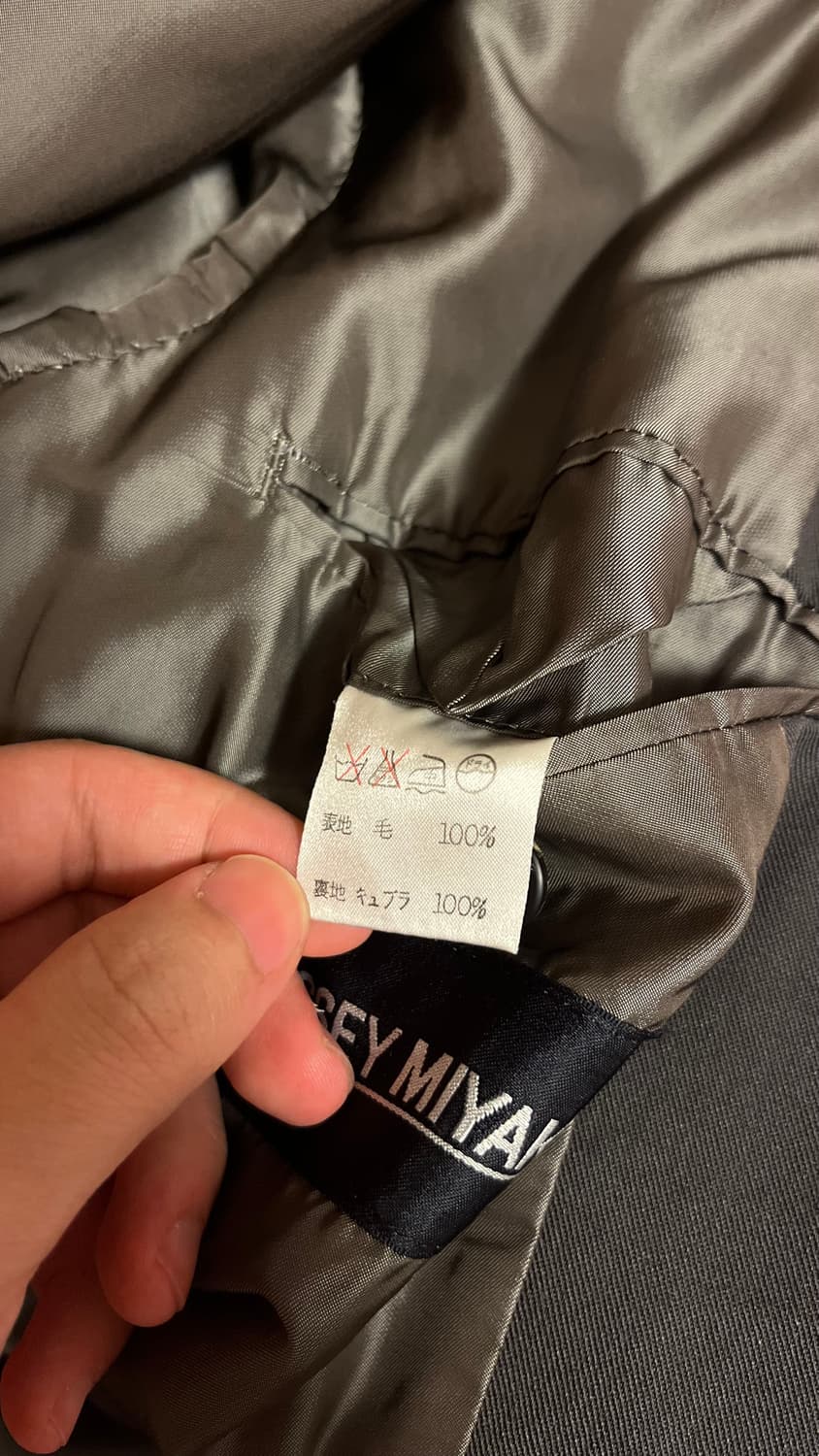 92aw 이세이 미야케 더블 숄카라 블레이저 m 상품이미지4