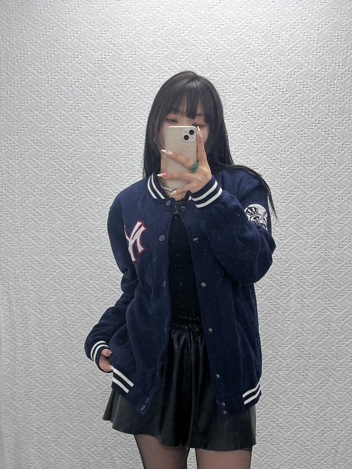 MLB 올드스쿨 빈티지 뉴욕양키스 바시티 자켓 105 C09422 상품이미지2