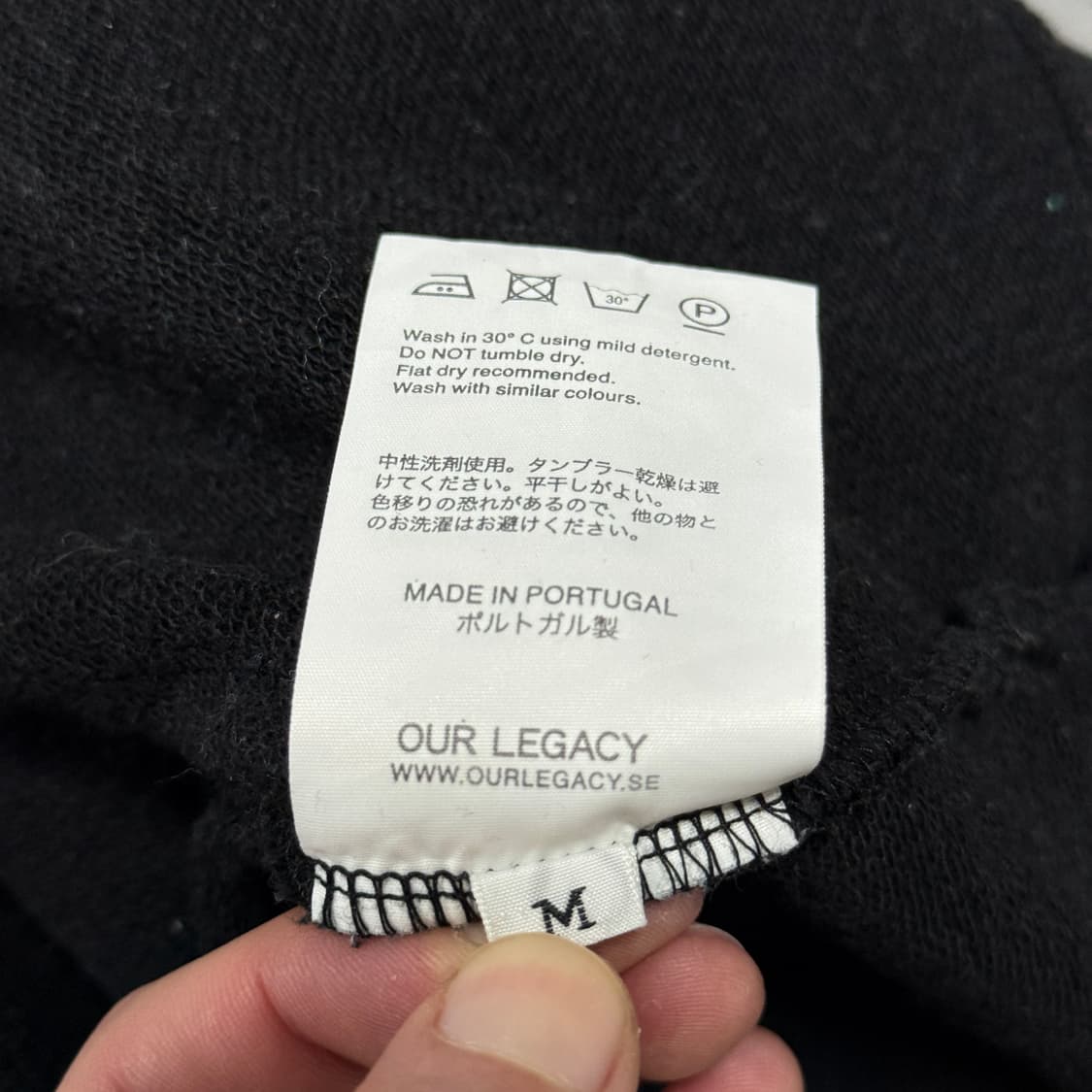 아워레가시 FW14 장미 로지스 스웻 셔츠 블랙 상품이미지8