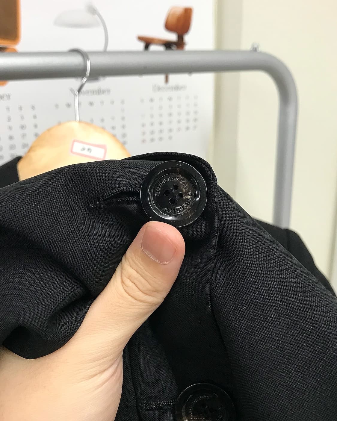 버버리 블랙 울 블레이저 자켓 상품이미지3