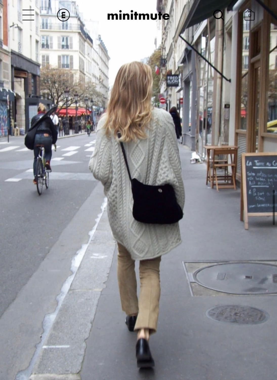 미닛뮤트 클로 소프트 블랙벨 숄더백 상품이미지3