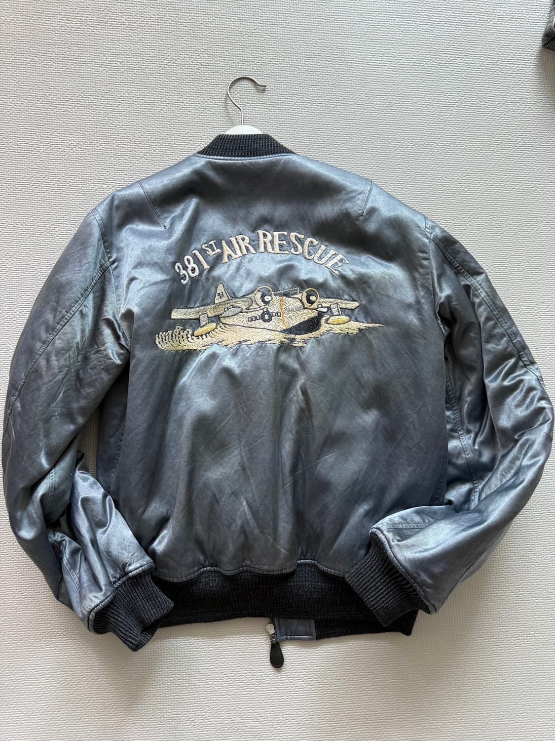 rrl 새틴 플라이트 자켓 상품이미지2