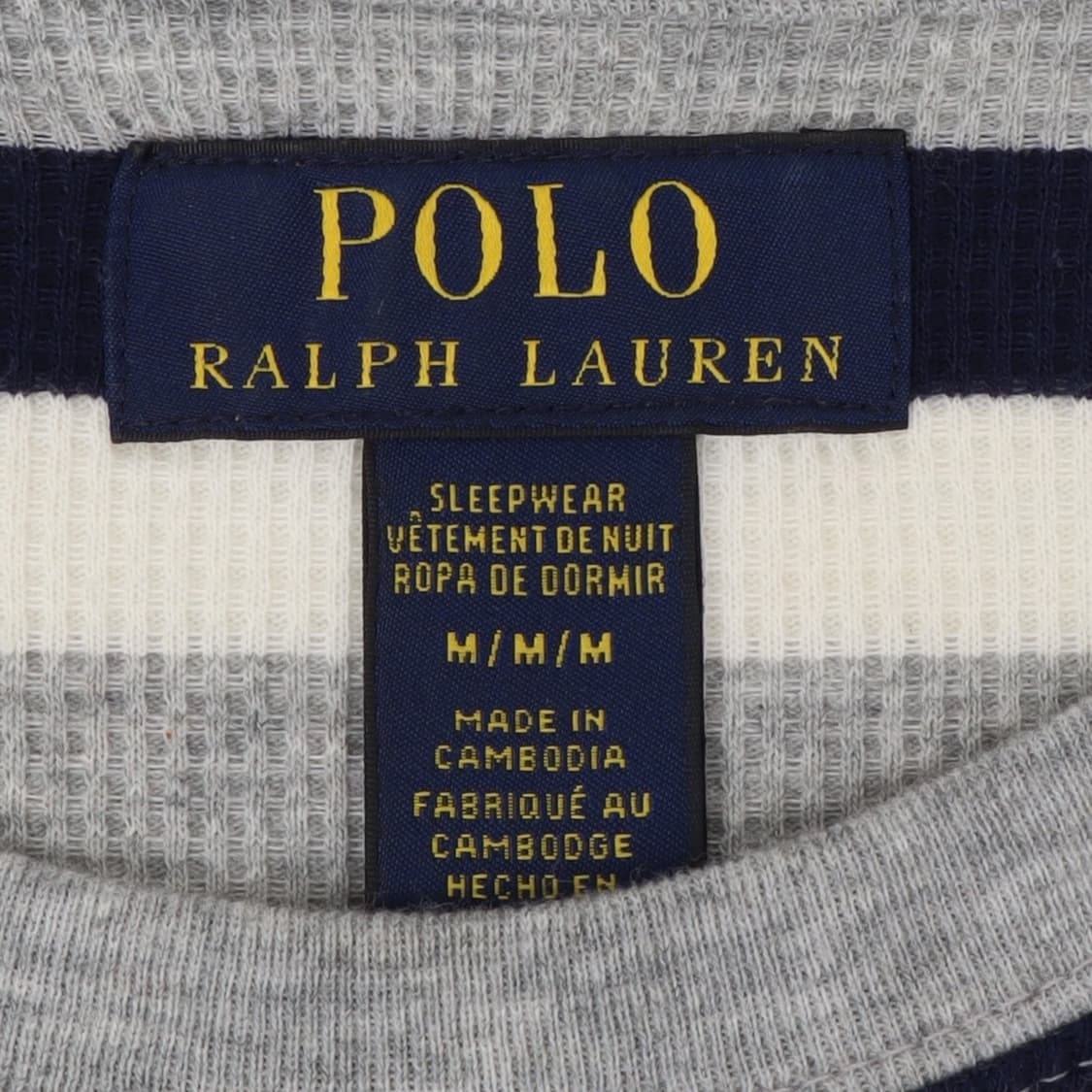 폴로 랄프로렌 스트라이프 와플 롱슬리브 상품이미지8