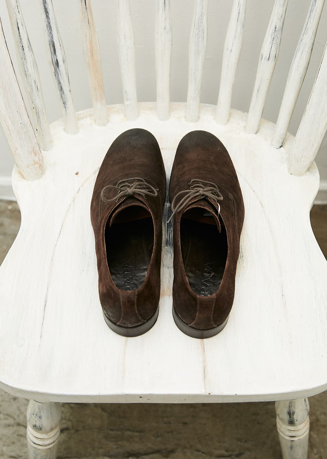 Suede Lace-up Derby Shoes 상품이미지3