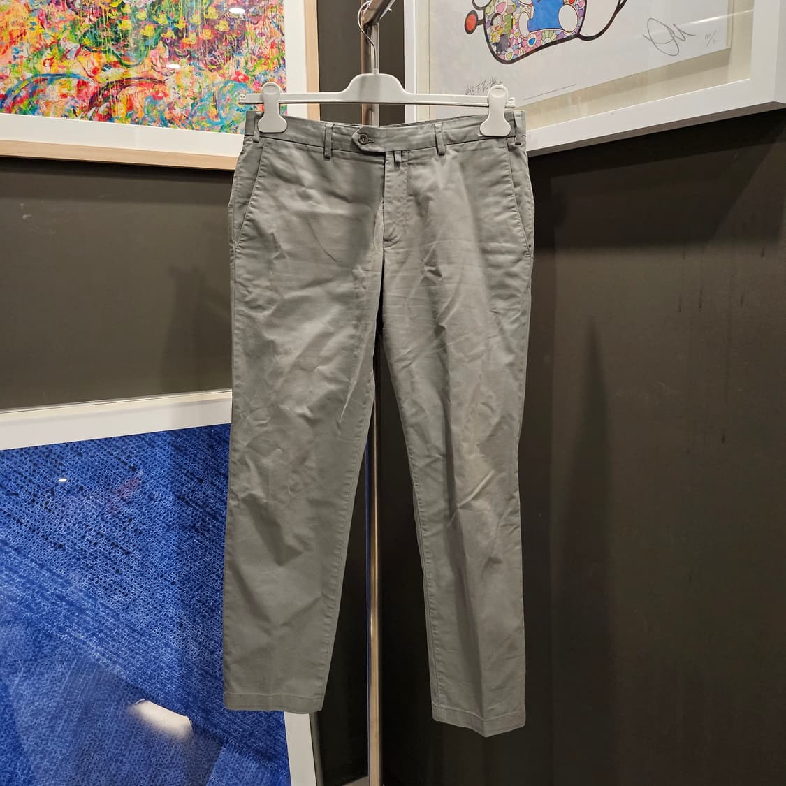 로로피아나 코튼 엘라스틴 면 신상 팬츠 상품이미지1