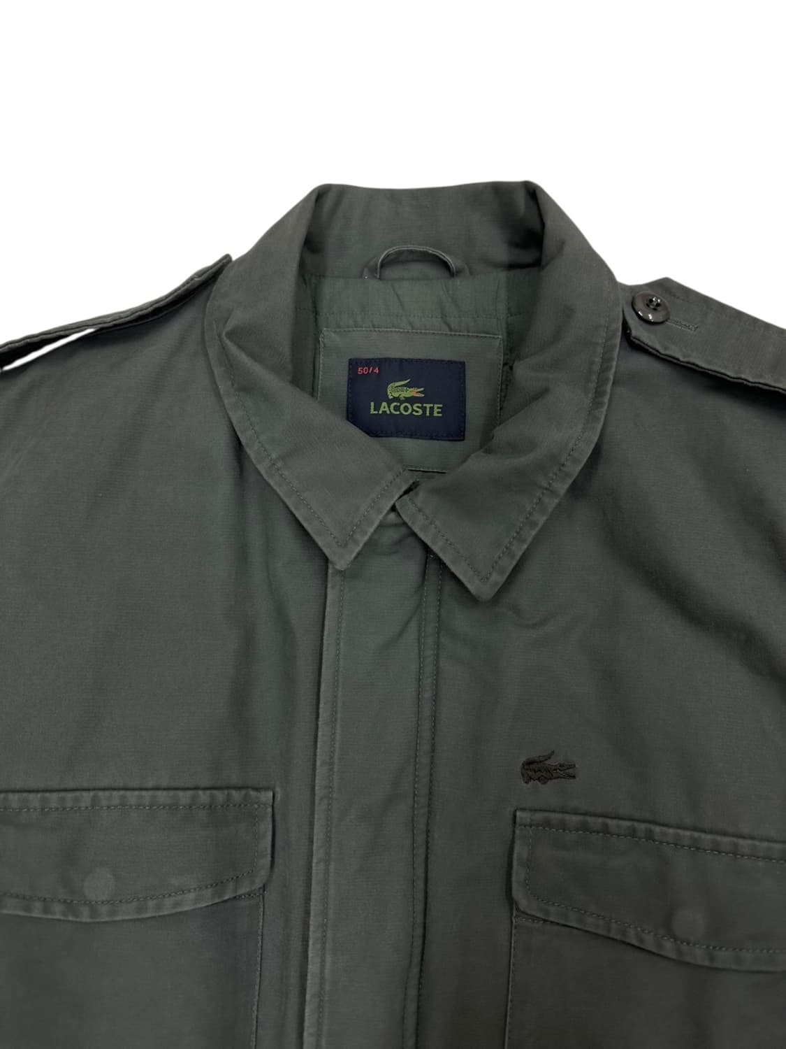 라코스테 밀리터리 자켓 세이지그린 (50)  상품이미지3