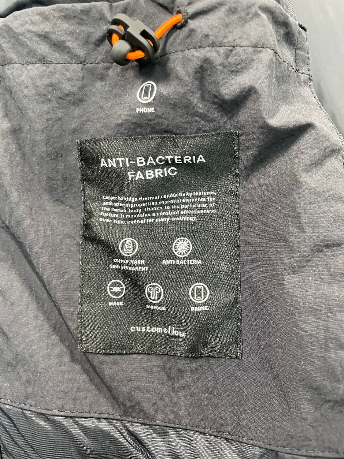 커스텀 멜로우 테크 숏 다운 패딩 상품이미지7