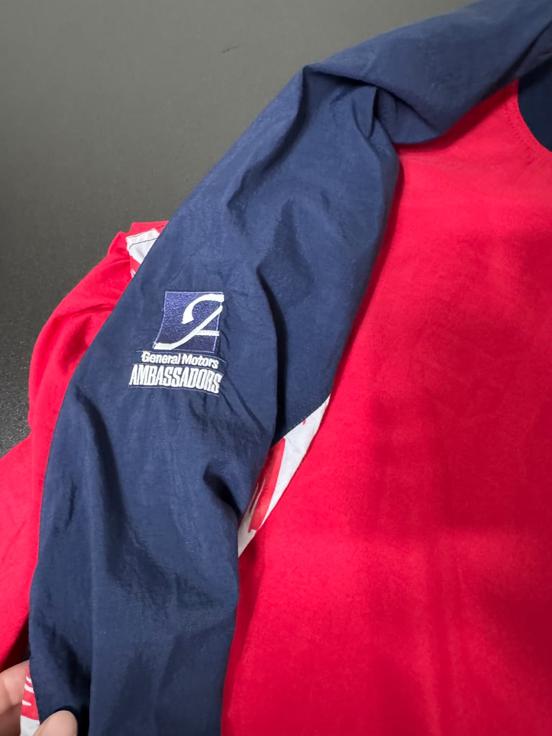 90s 미국 GM 제너럴 모터스 윈드 브레이커 풀오버 상품이미지4