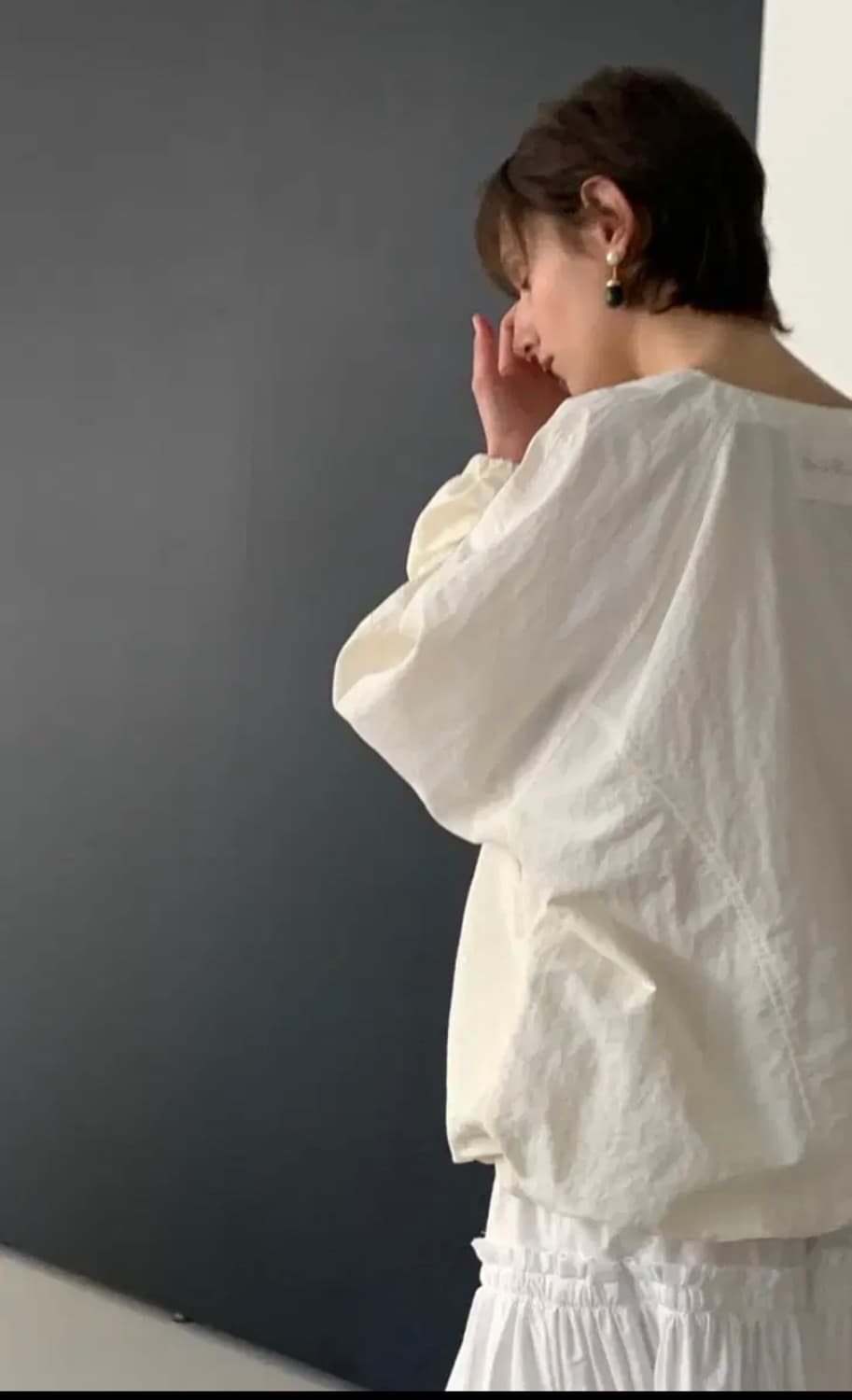 쏘딩키브레드 아노락 크림 상품이미지4